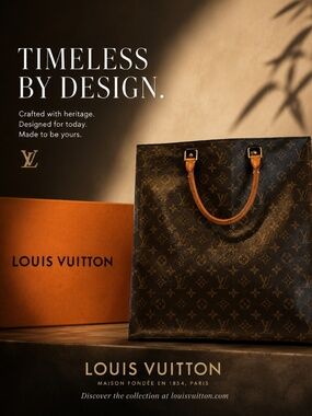 LOUIS VUITTON SAC PLAT AUTHENTIC WITH COA